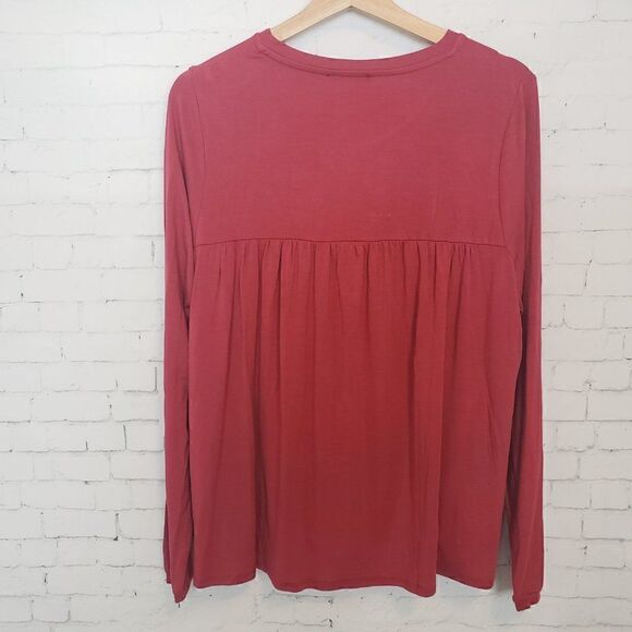 Chelsea & Theodore Long Sleeve Top Modal S NEW - Picture 6 of 6